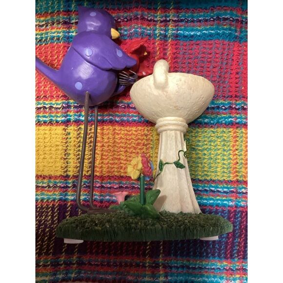 Russ Berrie Tweet Along with Me “Refreshing Moments” Bird Figurine #13061 - Picture 8 of 16